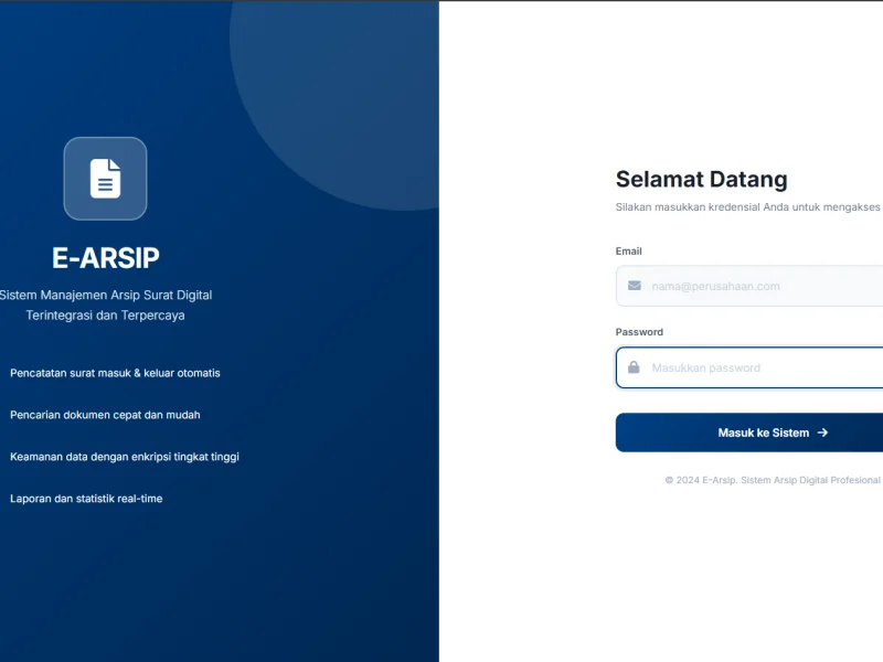Sistem Informasi E-Arsip Surat